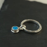 925 Sterling Silver Oval Turquoise Ring - floysun