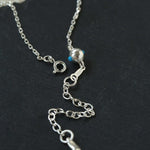 925 Sterling Silver Oval Turquoise Tassel Necklace - floysun