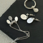 925 Sterling Silver Oval Turquoise Tassel Necklace - floysun