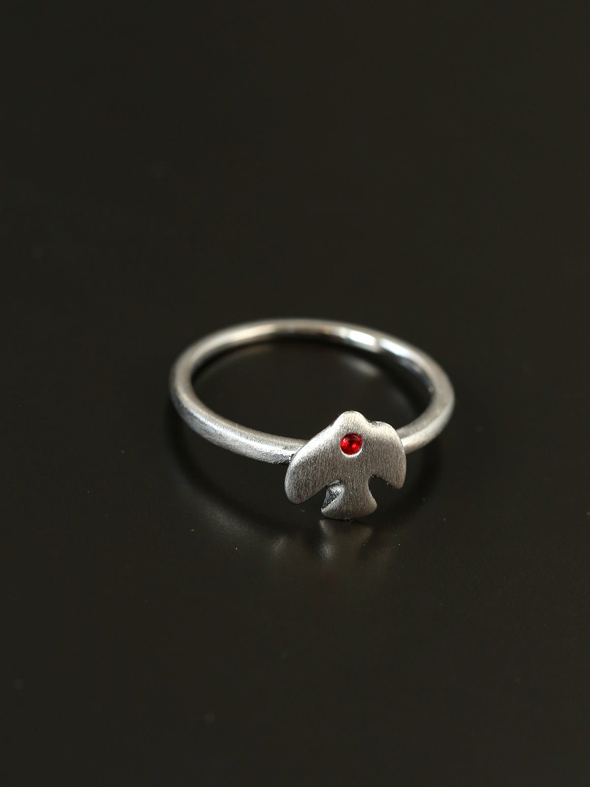 925 Sterling Silver Single Flying Bird Ring - floysun