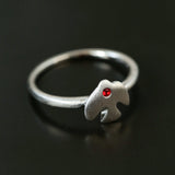 925 Sterling Silver Single Flying Bird Ring - floysun