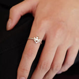 925 Sterling Silver Single Flying Bird Ring - floysun