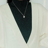 925 Sterling Silver Turquoise Eye Tassel Necklace - floysun