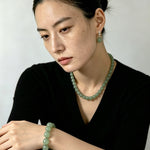 Natural Green Aventurine Beaded Bracelet - alternate angle | Floysun