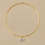 8ct Oversized Oval Solitaire Pendant