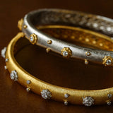Star-Embellished Narrow Cuff Bracelet