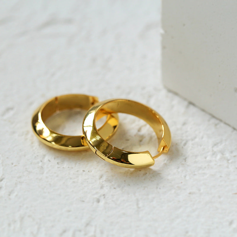 Metal Wind Hoop Earrings