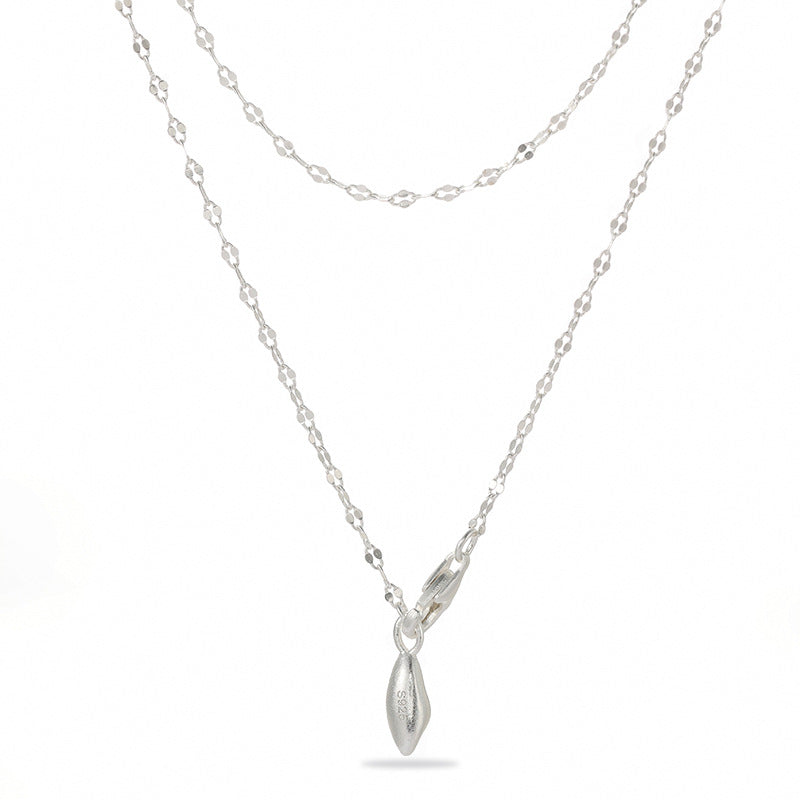 Teardrop Lariat Long Y Necklace - close-up detail 4 | Floysun
