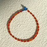 New Year Red Agate Beaded Bracelet