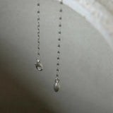 Teardrop Lariat Long Y Necklace - alternate angle 3 | Floysun