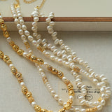 Single Lava Pearl Necklace