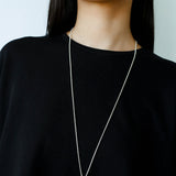 Minimalist Vase / Wine Jug / Wallet Sculptural Pendant Long Necklace