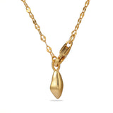 Teardrop Lariat Long Y Necklace - scale view | Floysun