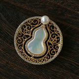 Luxury Pearl & Shell Brooch Collection | Vintage Floral, Butterfly & Gourd Pins