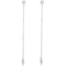 Teardrop Tassel Long Chain Drop Earrings - styled view | Floysun