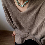 Niche Luxury Double Layer Natural Amazonite Beaded Necklace