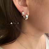 Classic High-Polish Sterling Silver Huggie Hoop Earrings