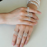 Vintage Palace Lace Filigree Zircon Open Ring