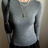 Lava Gold Bead & Pearl Necklace