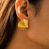 Ocean Style Shell & Paved Starfish Stud Earrings