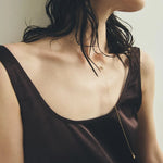 Teardrop Lariat Long Y Necklace - styled view | Floysun