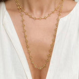 Hollow Clover Long Necklace