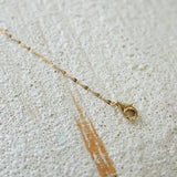 Teardrop Lariat Long Y Necklace - close-up detail 3 | Floysun
