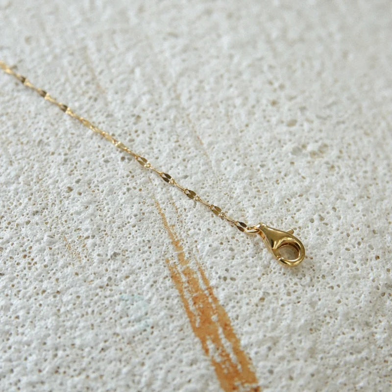 Teardrop Lariat Long Y Necklace - close-up detail 3 | Floysun