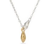 Teardrop Lariat Long Y Necklace - alternate angle 2 | Floysun