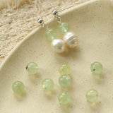Macaron Three-Tone Crystal Freshwater Pearl Drop Earrings