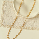 Hollow Clover Long Necklace