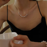 Vintage Barockperlen Choker Halskette