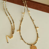 Colorful Mini Natural Stone Necklace | Bohemian Layering Style