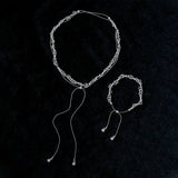 Minimal Lace Hollow Adjustable Pull Bracelet