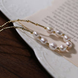 Vintage Barockperlen Choker Halskette
