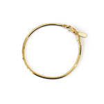 Textured Flat Snake Chain Bracelet - detail view | Floysun