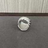 Twisted Braided Statement Ring - Wide