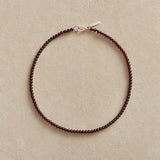 Garnet Beaded Necklace