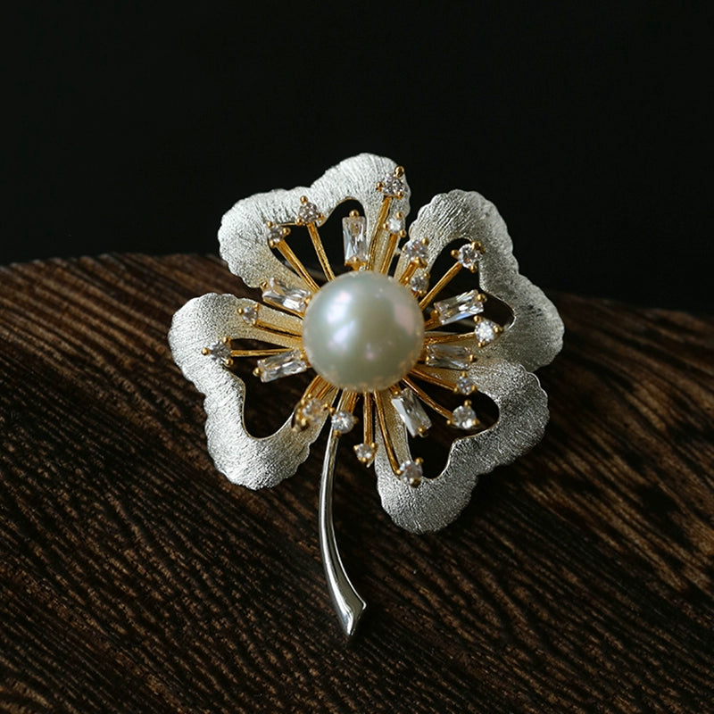 Luxury Pearl Brooch Collection | Elegant Floral & Butterfly Designs