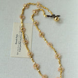 Sunstone Blossom Necklace