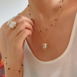 Colorful Chip Stone Starry Thin Bracelet (Turquoise & Tourmaline)