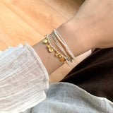 Boho Multi-Layer Woven Cord Beaded Bracelet