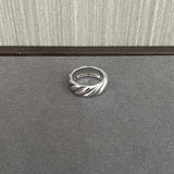 Twisted Braided Statement Ring - Narrow