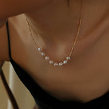 Vintage Barockperlen Choker Halskette