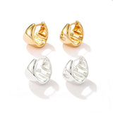 Polished Cone Huggie Earrings | Minimalist Everyday Hoops