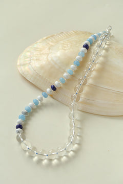 Mixed Natural Stone Beaded Necklace