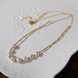 Vintage Barockperlen Choker Halskette
