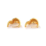 Polished Cone Huggie Earrings | Minimalist Everyday Hoops