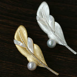 Luxury Pearl & Shell Brooch Collection | Vintage Floral, Butterfly & Gourd Pins