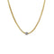 Cubic Zirconia Pavé Barrel Link Necklace - alternate angle | Floysun